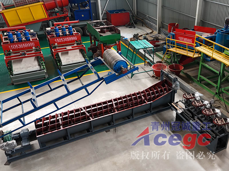 螺旋洗石機生產現場